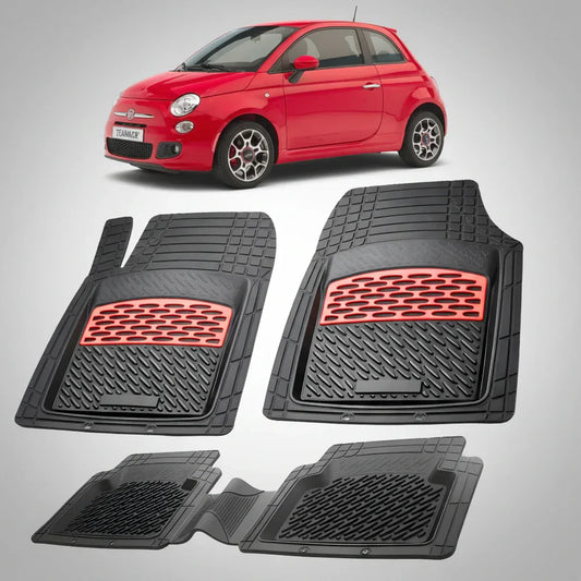 Covorase Fiat 500 Hatchback Compatibile 2007-2015 | Red