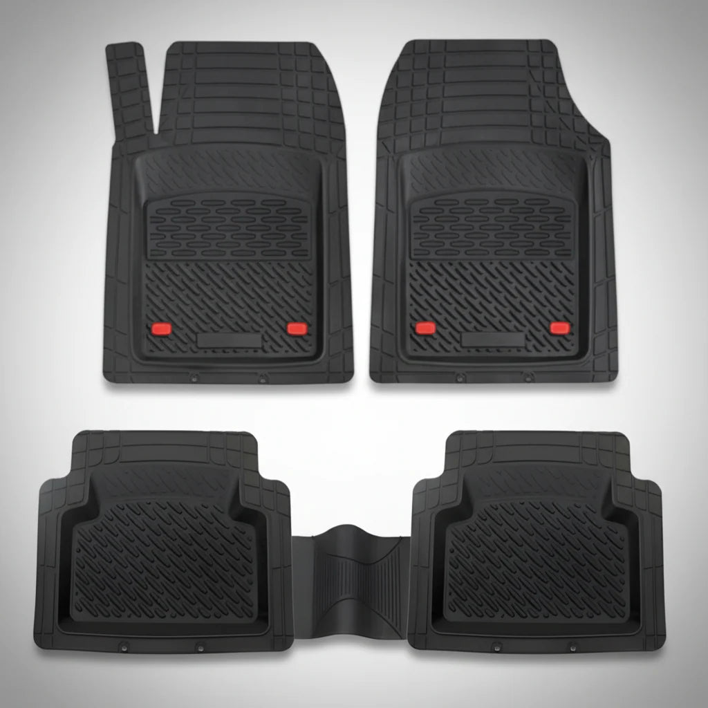 Preșuri cauciuc Skoda Rapid I 2012-2017 | Black Edition – TeamCar®