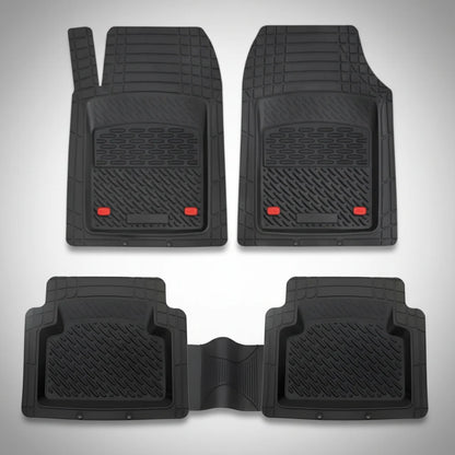 Preșuri cauciuc Skoda Rapid I 2012-2017 | Black Edition – TeamCar®