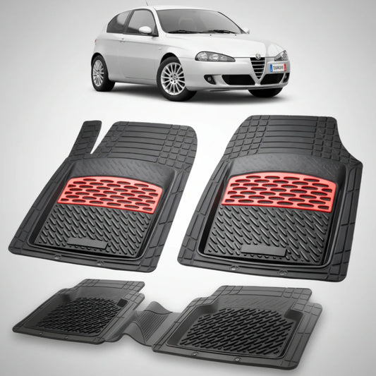 Covorase Alfa Romeo 147 Hatchback 3 Usi Facelift Compatibile 2004-2010 | Red