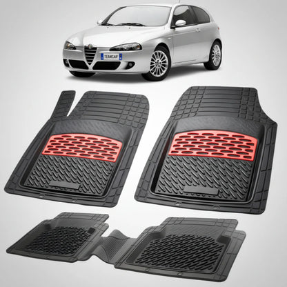 Covorase Alfa Romeo 147 Hatchback 3 Usi Pre-Facelift Compatibile 2000-2004 |Red