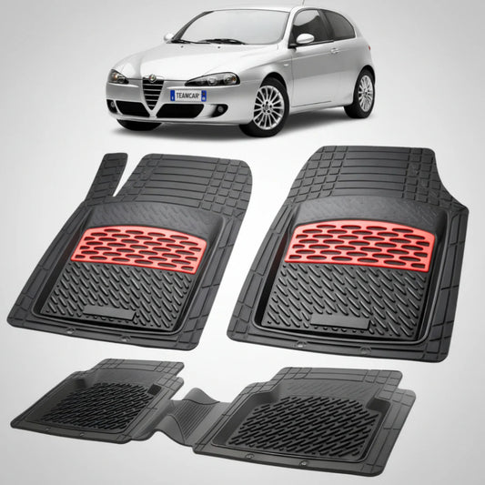 Covorase Alfa Romeo 147 Hatchback 3 Usi Pre-Facelift Compatibile 2000-2004 |Red