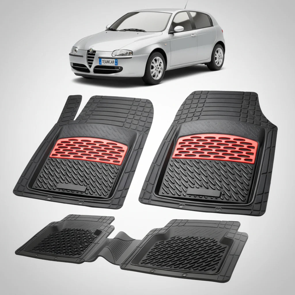 Covorase Alfa Romeo 147 Hatchback 5 Usi Pre-Facelift Compatibile 2000-2004 | Red