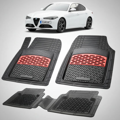Covorase Alfa Romeo Giulia Sedan Pre-Facelift Compatibile 2016-2020 | Red