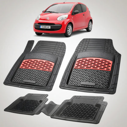 Covorase Citroen C1 Hatchback 3 Usi Pre-Facelift Compatibile 2005-2009 | Red