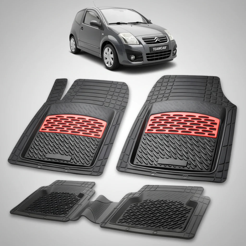 Covorase Citroen C2 Hatchback 3 Usi Facelift Compatibile 2008-2010 | Red