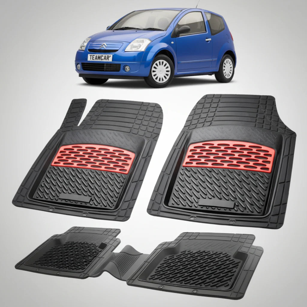 Covorase Citroen C2 Hatchback 3 Usi Pre-Facelift Compatibile 2003-2008 | Red