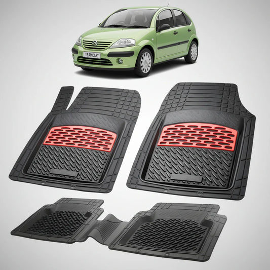 Covorase Citroen C3 Hatchback 5 Usi Pre-Facelift Compatibile 2002-2005 | Red