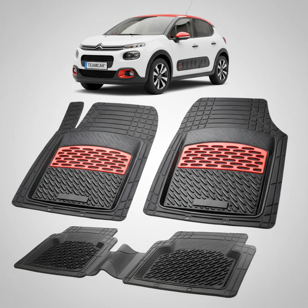 Covorase Citroen C3 Hatchback 5 Usi Pre-Facelift Compatibile 2016-2020 | Red