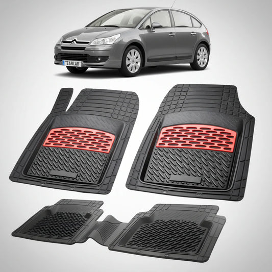 Covorase Citroen C4 Hatchback 5 Usi Pre-Facelift Compatibile 2004-2008 | Red