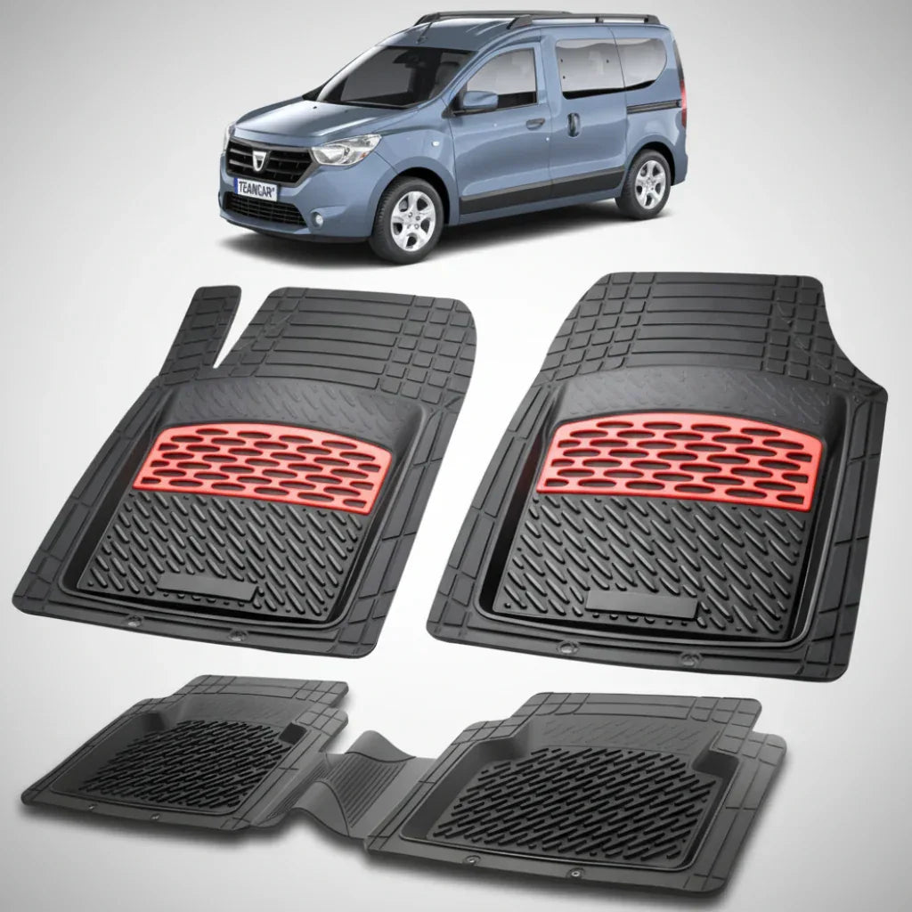 Covorașe Dacia Dokker Compatibile 2012-2024 | Red