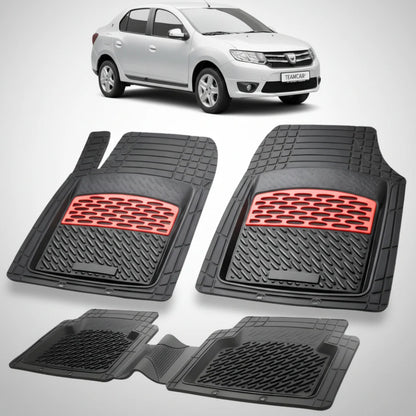 Covorașe Dacia Logan II Sedan 2012-2020 Compatibile | Red Edition – TeamCar®