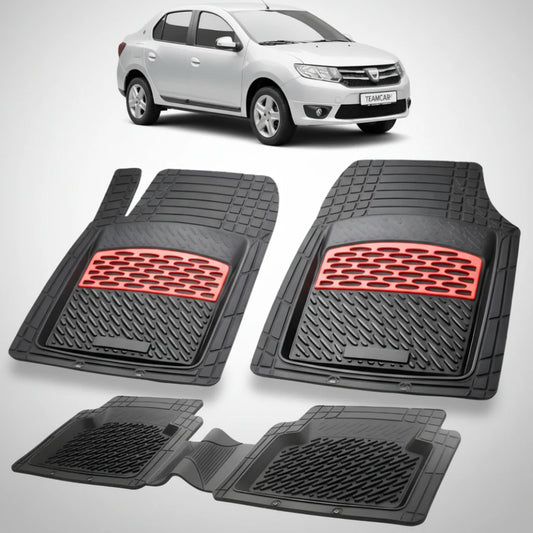Covorașe Dacia Logan II Sedan 2012-2020 Compatibile | Red Edition – TeamCar®