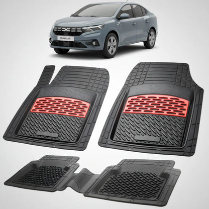 Covorașe Dacia Logan III Sedan 2020-prezent Compatibile | Red Edition – TeamCar®