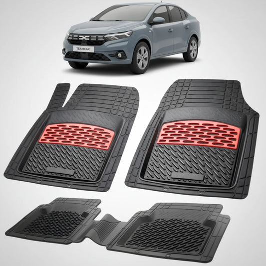 Covorașe Dacia Logan III Sedan 2020-prezent Compatibile | Red Edition – TeamCar®