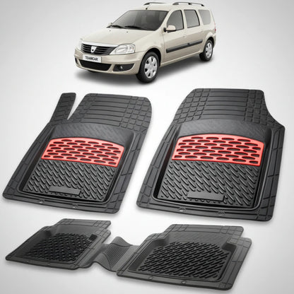 Covorașe Dacia Logan MCV I 2006-2013 Compatibile | Red Edition – TeamCar®
