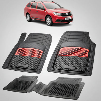 Covorașe Dacia Logan MCV II 2013-2020 Compatibile | Red Edition – TeamCar®