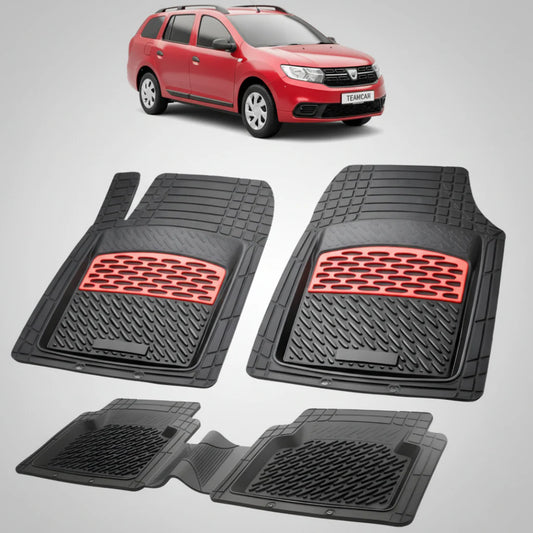 Covorașe Dacia Logan MCV II 2013-2020 Compatibile | Red Edition – TeamCar®