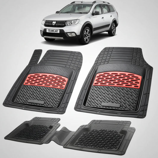 Covorașe Dacia Logan MCV Stepway 2017-2020 Compatibile | Red Edition – TeamCar®