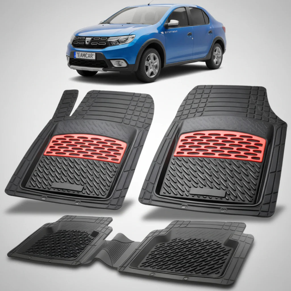 Covorașe Dacia Logan Stepway Sedan 2019-2020 Compatibile | Red Edition – TeamCar®