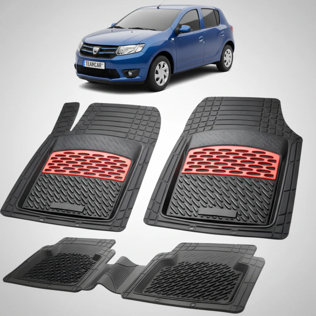 Covorașe Dacia Sandero II Hatchback 2012-2020 Compatibile | Red Edition – TeamCar®