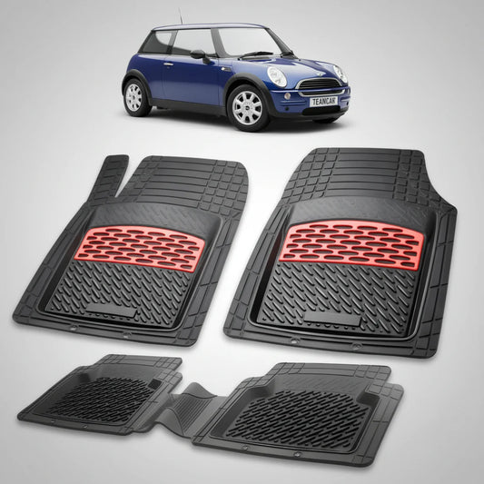 Covorașe MINI Hatch R50 R53 2001-2006 | Red Edition – TeamCar®