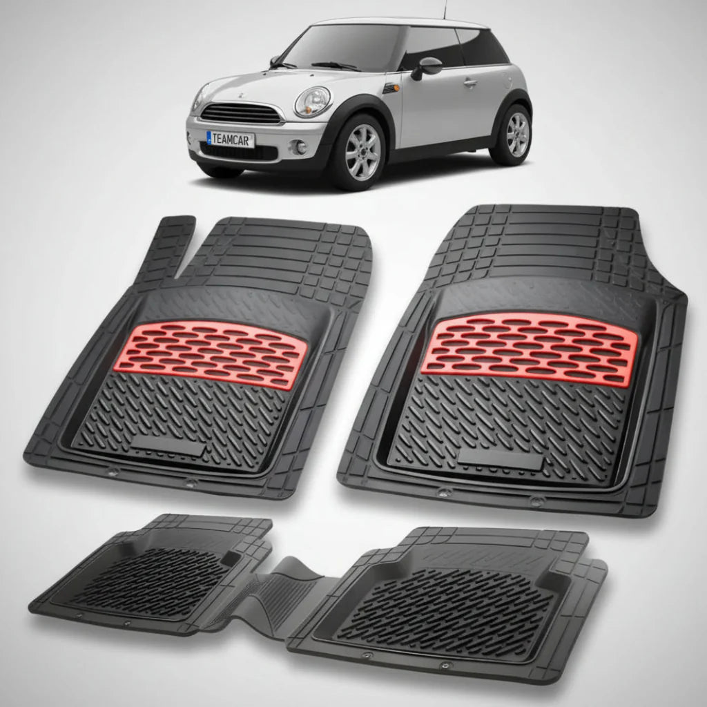Covorașe MINI Hatch R56 2006-2013 | Red Edition – TeamCar®