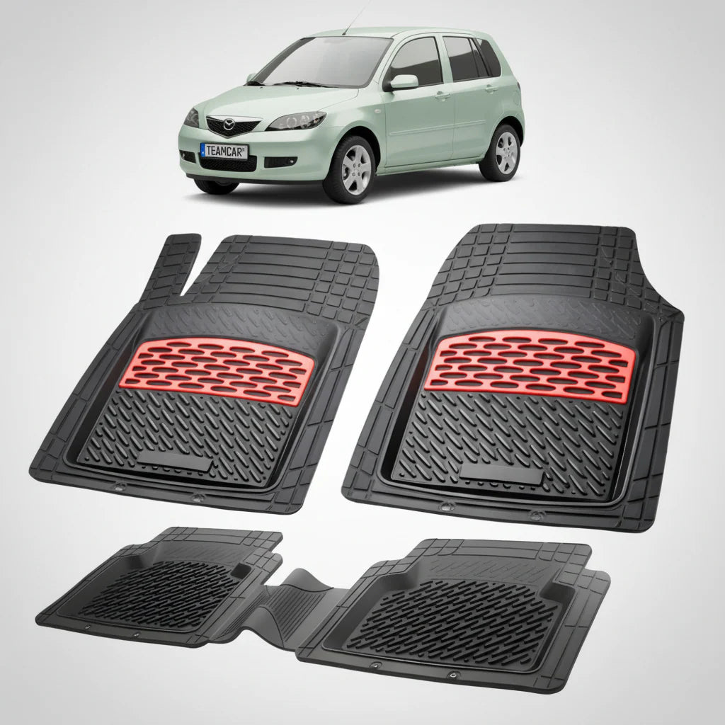 Covorase Mazda 2 DY Hatchback 5 Usi Compatibile 2003-2005 | Red