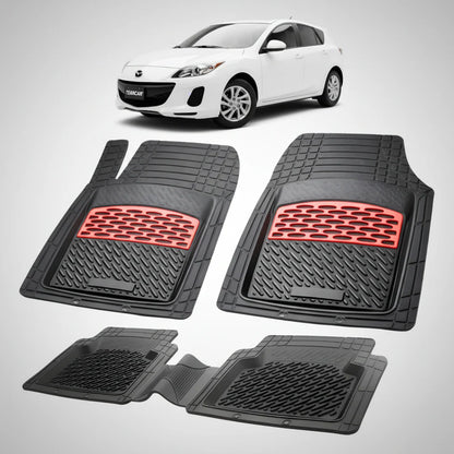 Covorase Mazda 3 BL Facelift Hatchback 5 Usi Compatibile 2011-2013 | Red
