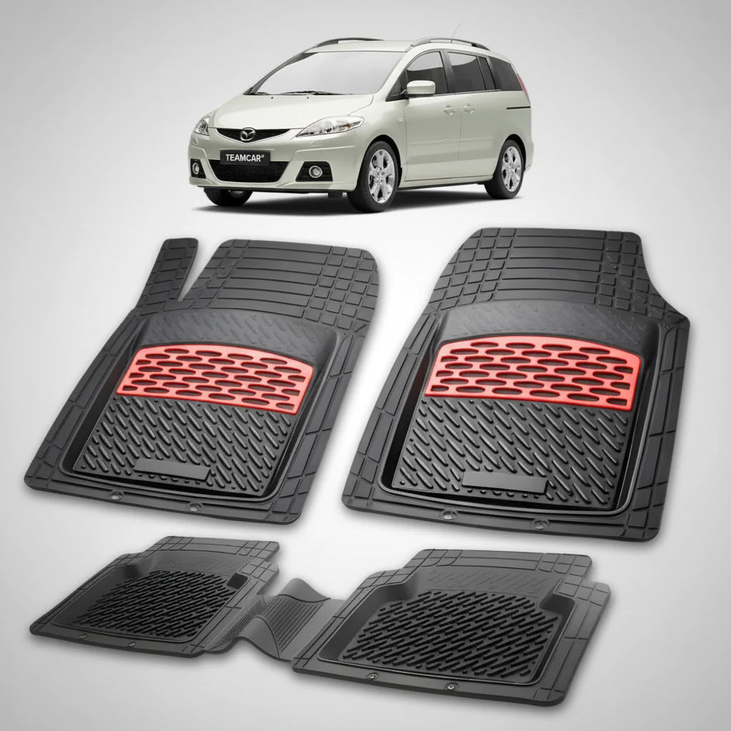 Covorașe Mazda 5 CR Facelift Compatibile 2008-2010 | Red Edition – TeamCar®