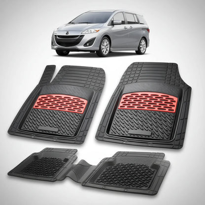 Covorașe Mazda 5 CW Facelift Compatibile 2013-2015 | Red Edition – TeamCar®