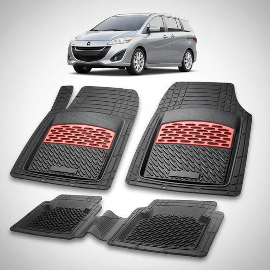 Covorașe Mazda 5 CW Facelift Compatibile 2013-2015 | Red Edition – TeamCar®
