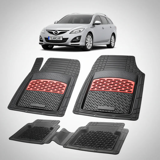 Covorașe Mazda 6 GH Facelift Combi 2010-2012 | Red Edition – TeamCar®
