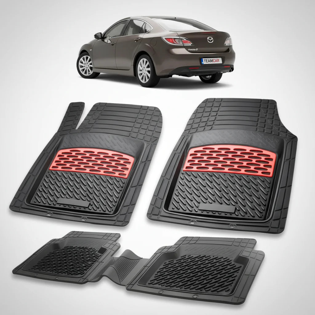 Covorașe Mazda 6 GH Facelift Hatchback 5 Uși 2010-2012 | Red Edition – TeamCar®