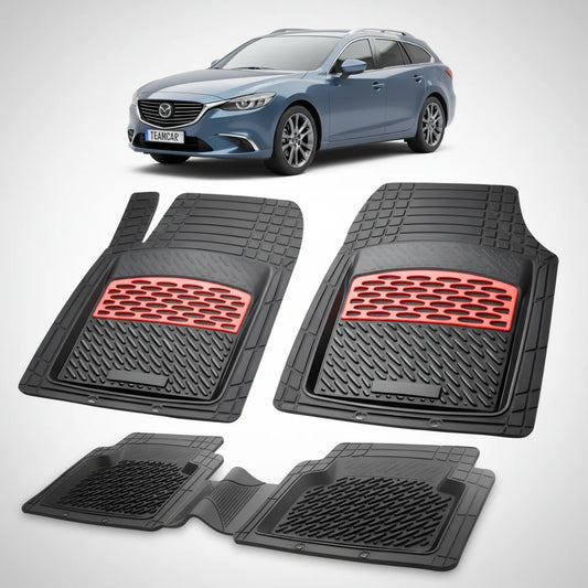 Covorașe Mazda 6 GL Facelift 1 Combi 2015-2018 | Red Edition – TeamCar®