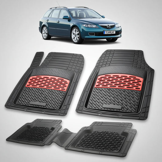 Covorașe Mazda 6 GY Facelift Combi 2005-2008 | Red Edition – TeamCar®