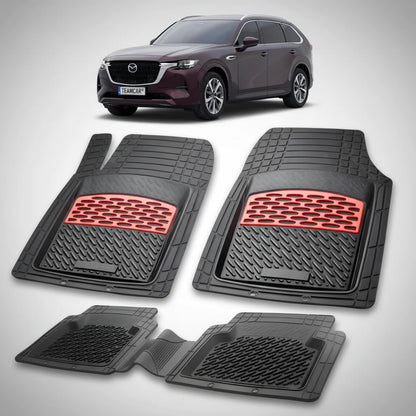 Covorașe Mazda CX-80 KH 2024-2026 | Red Edition – TeamCar®