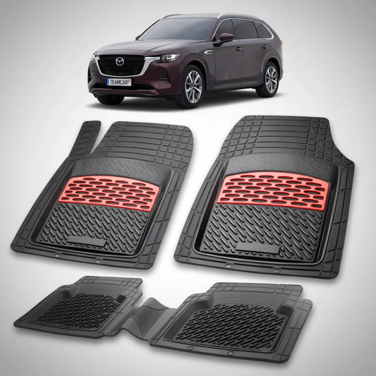 Covorașe Mazda CX-80 KH 2024-2026 | Red Edition – TeamCar®