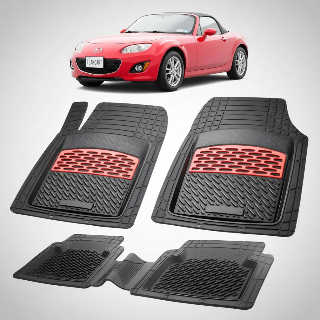 Covorașe Mazda MX-5 NC Facelift Soft Top 2009-2015 | Red Edition – TeamCar®
