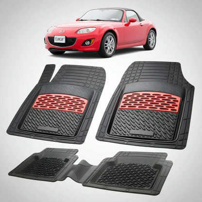 Covorașe Mazda MX-5 NC Facelift Soft Top 2009-2015 | Red Edition – TeamCar®