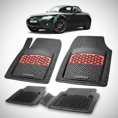 Covorașe Mazda MX-5 NC Hard Top (RC) 2006-2008 | Red Edition – TeamCar®