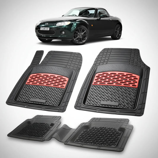 Covorașe Mazda MX-5 NC Hard Top (RC) 2006-2008 | Red Edition – TeamCar®