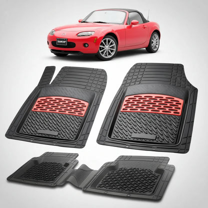 Covorașe Mazda MX-5 NC Soft Top 2005-2008 | Red Edition – TeamCar®