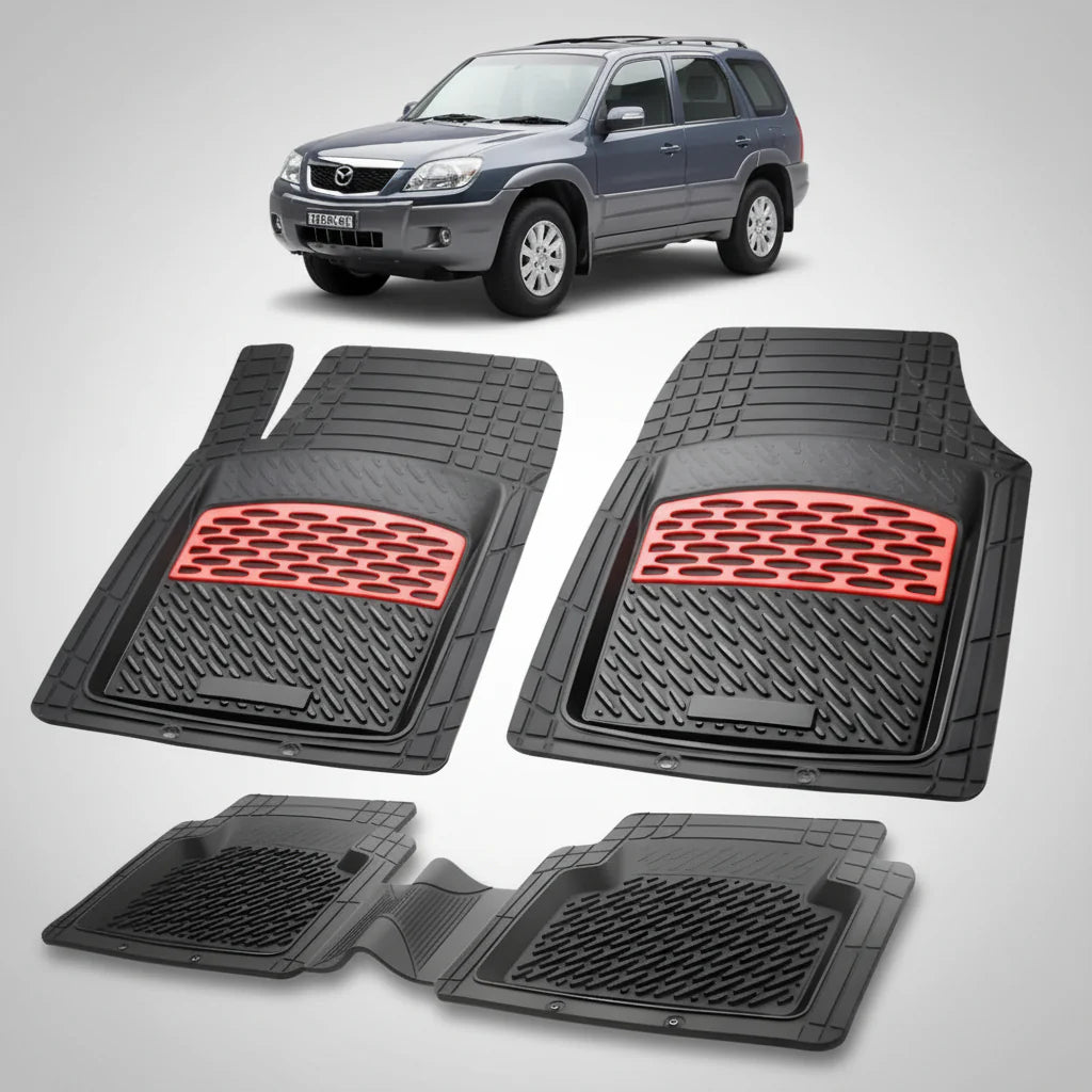 Covorașe Mazda Tribute EP Facelift 2004-2008 | Red Edition – TeamCar®