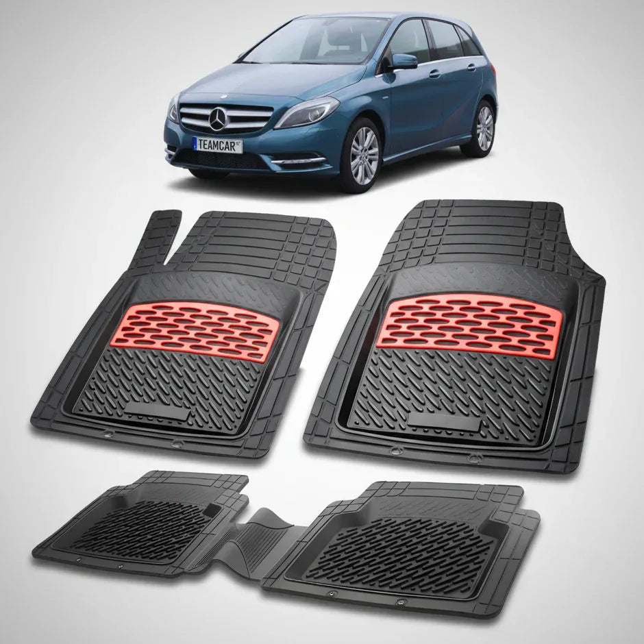 Covorase Mercedes-Benz B-Class Compatibile W246 2011-2019 Tavita Cauciuc | Red