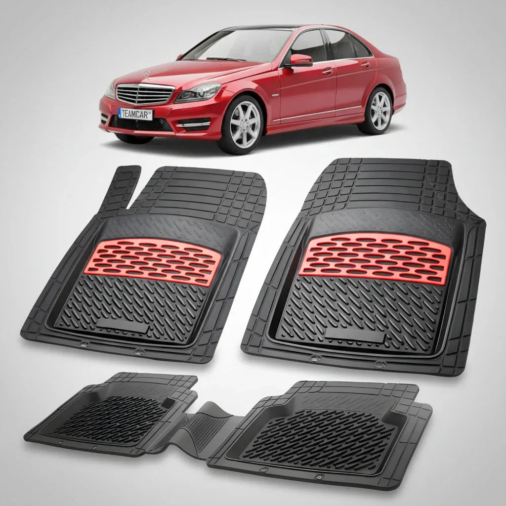 Covorase Mercedes-Benz C-Class Compatibile W204 Facelift 2011-2014 | Red