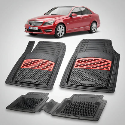 Covorase Mercedes-Benz C-Class Compatibile W204 Facelift 2011-2014 | Red