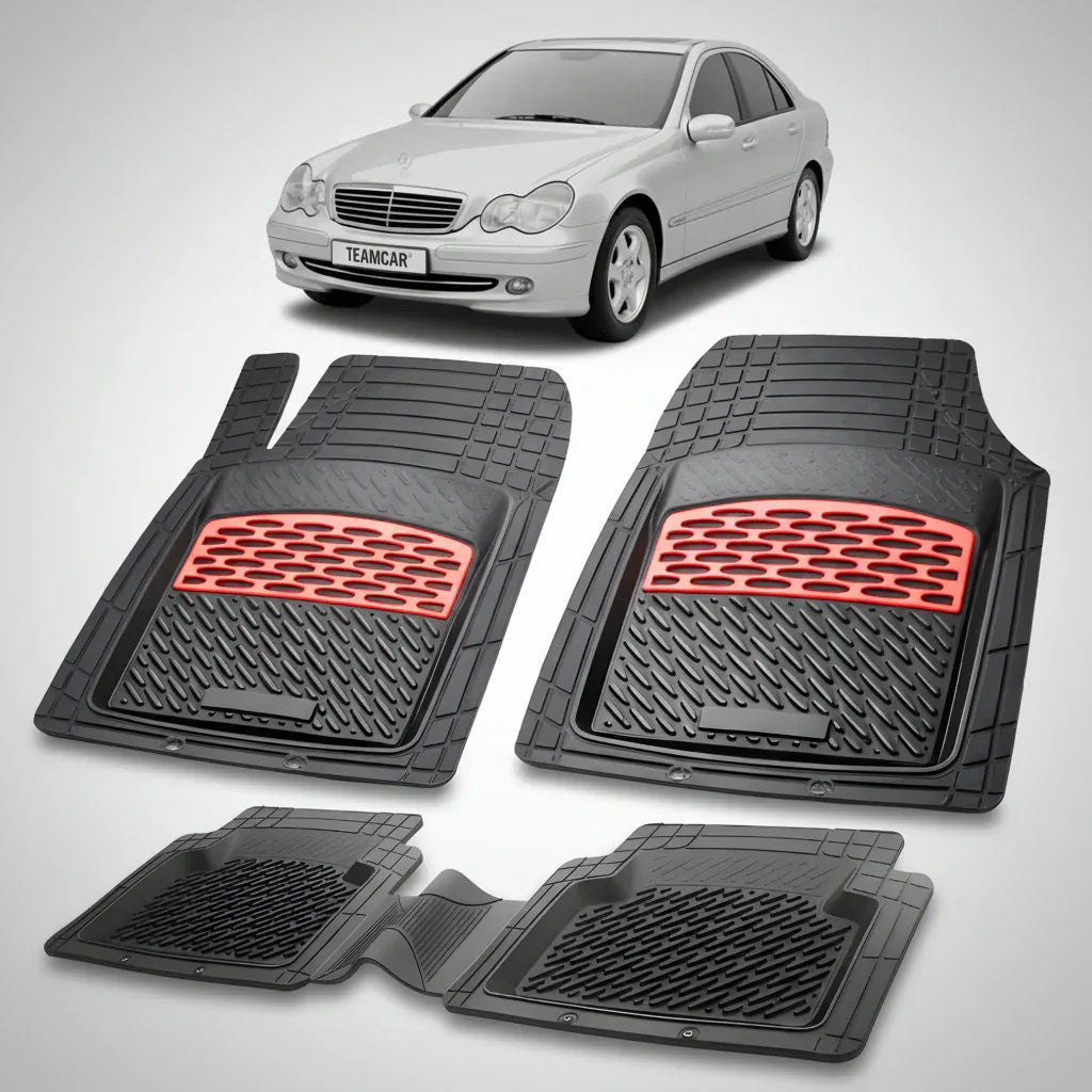 Covorase Mercedes-Benz C-Class Compatibile W203 Sedan 2000-2007 | Red