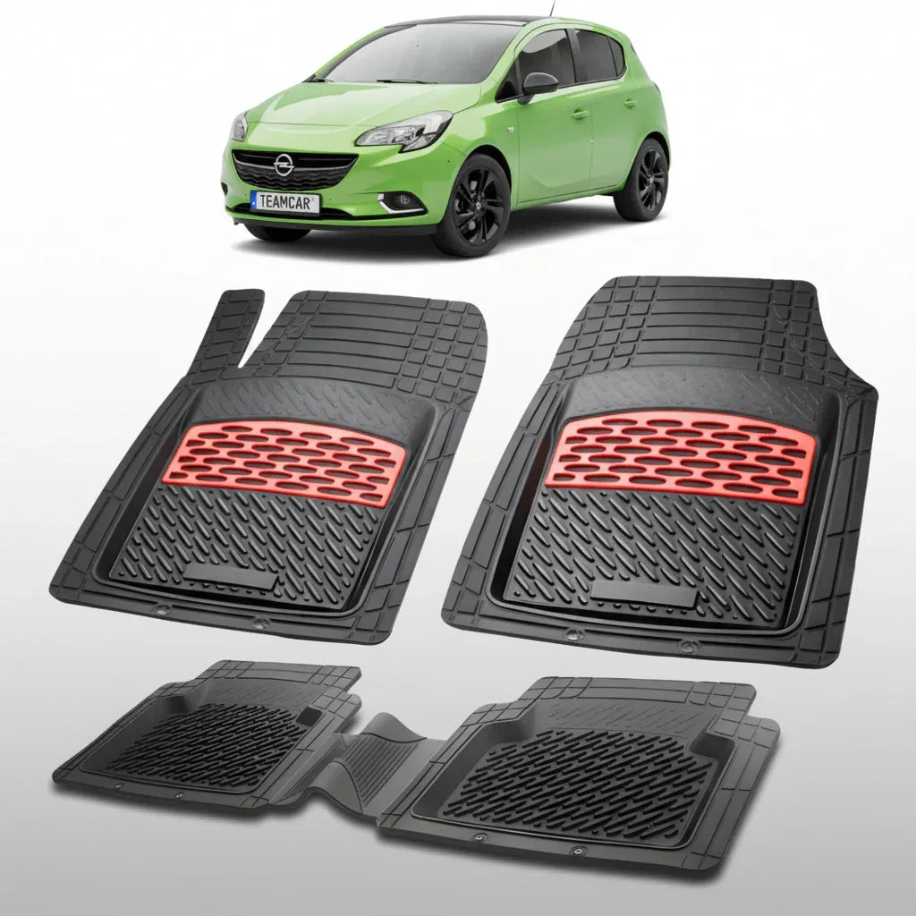 Covorase Opel Corsa E Compatibile Hatchback 2014-2019 | Red
