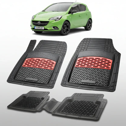 Covorase Opel Corsa E Compatibile Hatchback 2014-2019 | Red